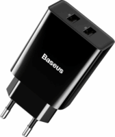 Baseus Speed Mini Hálózati 2xUSB töltő 10.5W Fekete