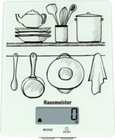 Hausmeister HM 4408 Digitális konyhai mérleg - Mintás