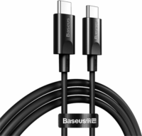 Baseus Xiaobai Series USB-C apa - USB-C apa Adat- és töltőkábel 1.5m - Fekete