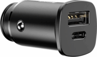 Baseus Autós USB + USB-C töltő (4.5V / 5A . 5V / 3A) Fekete