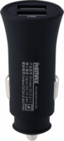 Remax RCC217 Rocket 2x USB-A Autós töltő - Fekete (5V / 2.4A)