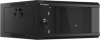 Lanberg WFFA-5604-10B 19" Fali rack szekrény 4U 570x600mm - Fekete