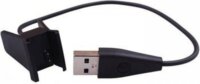 Fitbit Alta USB töltőkábel - Fekete (OEM)