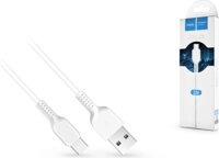 HOCO X20 USB apa - USB-C apa Töltő- és adatkábel 2m - Fehér