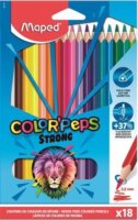Maped Color'Peps Strong háromszögletű színes ceruza készlet (18 db/csomag)