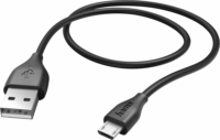 Hama USB apa - MicroUSB apa Adat- és töltőkábel 1.5m - Fekete