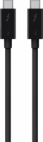Belkin THUNDERBOLT3 USB-C apa - USB-C apa Adat- és tötőkábel 0.8m - Fekete