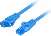 Lanberg S/FTP CAT6a Patch kábel 1m Kék