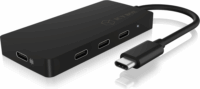 RaidSonic USB 3.1 (Gen 2) Type-C™ HUB (4 port) Fekete