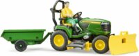 Bruder John Deere Fűnyírós traktor - Zöld/sárga