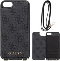 GUESS 4G Crossbody Apple iPhone 7 / 8 / SE (2020) Flip Tok - Szürke