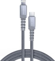 Dux Ducis X2 USB-C apa - Lightning apa Adat- és töltőkábel 1.2m - Szürke