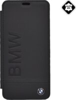 BMW Signature Samsung Galaxy S9 Flip Bőrtok - Fekete