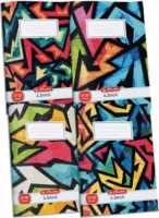 Herlitz x.book: Neon Art 32 lapos A5 négyzetrácsos füzet - Többféle