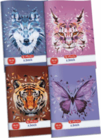 Herlitz x.book: Wild Animals 32 lapos A5 sima füzet - Többféle