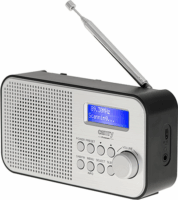 Camry CR 1179 Táska rádió ébresztővel - Fekete/Ezüst