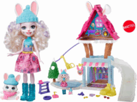 Mattel Enchantimals: Téli üdülő központ Bevy Bunny babával