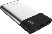 Terratec P 80 Slim Power Bank 8000mAh - Fekete/Ezüst