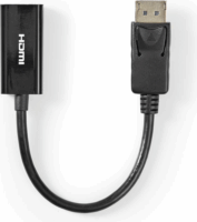 Nedis DisplayPort v1.2 - HDMI Adapterkábel 0.2m Fekete