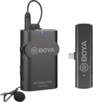 Boya BY-WM4 Pro-K5 Univerzális vezetéknélküli mikrofon szett (adó + vevő)