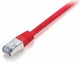 Equip S/FTP CAT6a Patch kábel 5m Piros