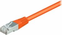 Equip S/FTP CAT6 Patch kábel 0.5m Narancssárga