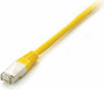 Equip S/FTP CAT6a Patch kábel 0.5m Sárga