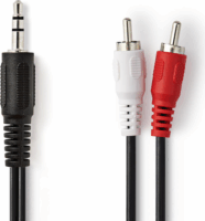 Nedis Sztereó Audiokábel 3.0m (3.5mm jack apa - 2xRCA apa)