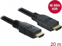 Delock Aktív HDMI kábel 20.0m Fekete