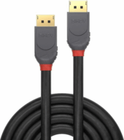 Lindy Anthra Line DisplayPort v1.4 apa - apa kábel 1.0m Szürke
