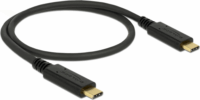 Delock USB-C apa - USB-C apa Adat- és töltőkábel 2m - Fekete