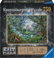 Ravensburger: Unikornis erdő - 759 darabos Exit puzzle