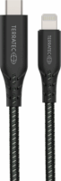 Terratec Charge CL2 USBC apa - Lightning apa Adat- és töltőkábel 2m - Fekete