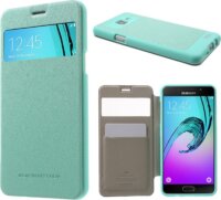 Mercury Wow Bumper Samsung Galaxy A5 (2016) Flip Tok - Cián textil mintás