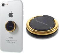 Mercury Ring telefontartó gyűrű - Fekete / Arany