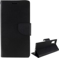 Mercury Fancy Diary Samsung Galaxy Note 10 Flip Tok - Fekete