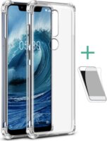 IMAK Nokia 5.1 Plus (Nokia X5) Ütésálló Tok - Átlátszó