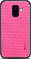 Mofi Honor Samsung Galaxy A6 (2018) Védőtok - Magenta fonott mintás