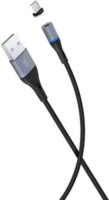 XO NB125 USB apa - MicroUSB apa Mágneses adat- és töltőkábel 1m - Fekete