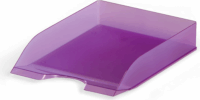 Durable Basic műanyag asztali irattálca - Áttetsző lila