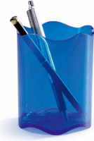 Durable Trend műanyag írószertartó - Áttetsző kék