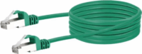 Schwaiger S/FTP CAT6 Patch kábel 1m Zöld