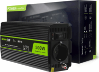 Green Cell INV16 tiszta szinuszos Autós inverter 12V / 500W