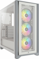 Corsair iCUE 4000X RGB Számítógépház - Fehér