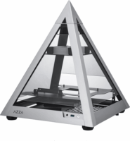 AZZA Pyramid mini 806 Számítógépház - Ezüst