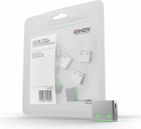 Lindy USB Portblokkoló (kulcs nélkül) Zöld - 10db