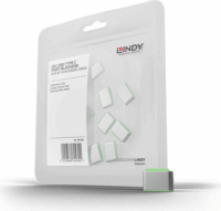 Lindy USB-C Portblokkoló (kulcs nélkül) Zöld - 10db