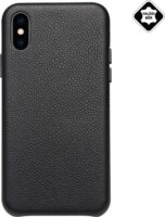 Qialino Apple iPhone XS Max Védőtok - Fekete érdes felületű