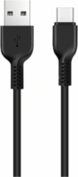 Hoco X20 USB-A apa - USB-C Adat- és töltőkábel 1m - Fekete