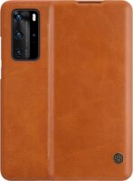 Nillkin Qin Huawei P40 Pro 5G / P40 Pro+ 5G Flip Tok - Barna